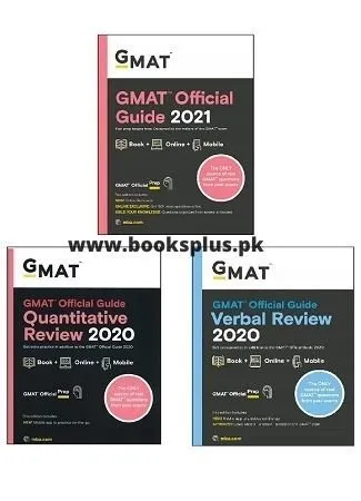 GMAT Official Guide Bundle Bundle includes: GMAT Official Guide 2021 GMAT Official Guide Quantitative Review 2020 GMAT Official Guide Verbal Review 2020 GMAT Official Guide Bundle is now available at Books Hub Pakistan, We deliver all kind of Test Prepearation books to your doorstep all over Pakistan within 3 working days. Order Now.
