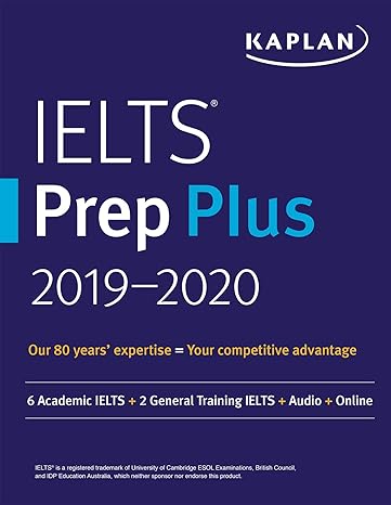Kaplan IELTS Prep Plus 2019-2020