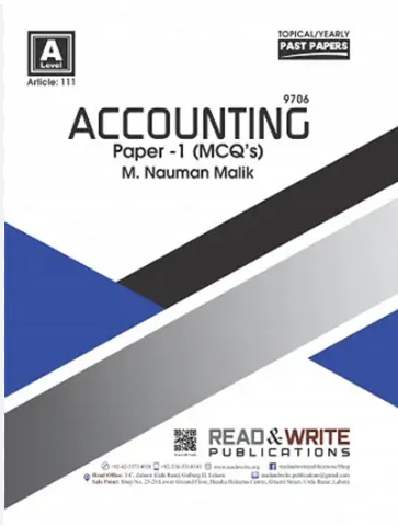 Accounting A2 Level Paper 4 P4 Yearly Topical Art #117
