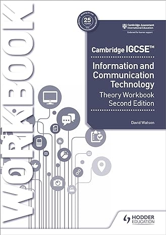 Cambridge IGCSE ICT Theory Workbook 2nd Edition Hodder