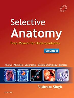 Selective Anatomy Vol 2: Preparatory manual for undergraduates