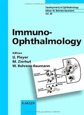 Immuno-Ophthalmology (Developments in Ophthalmology) 1st Edition