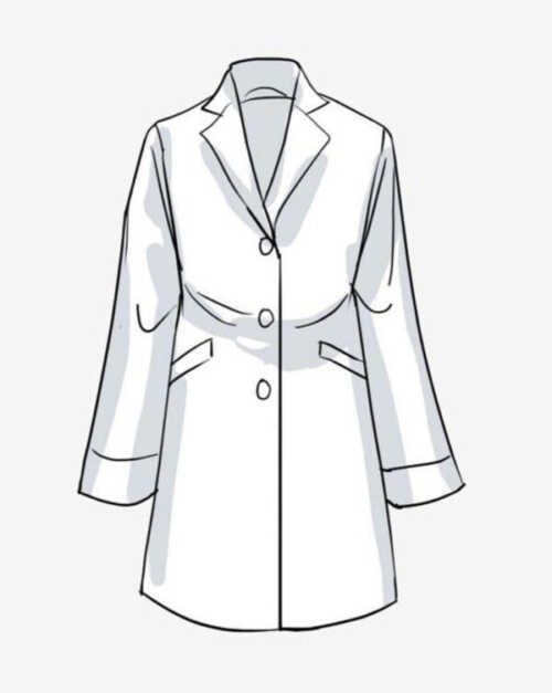 Women Custom Lab Coat