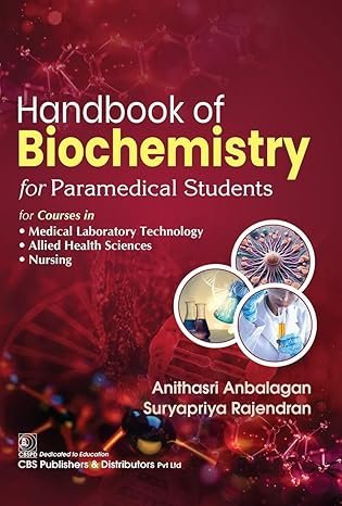 Handbook of Biochemistry for Paramedical Students