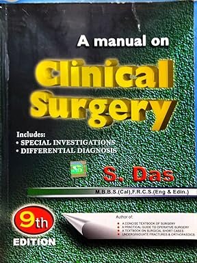 A Manual on Clinical Surgery – 9th Edition