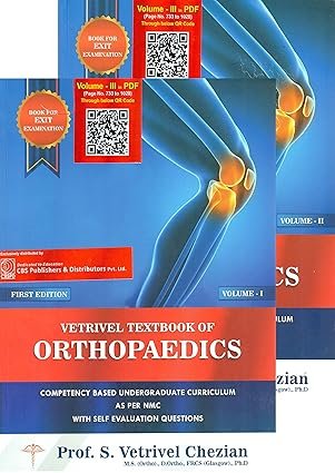 Vetrivel Textbook of Orthopaedics, Vol I and II