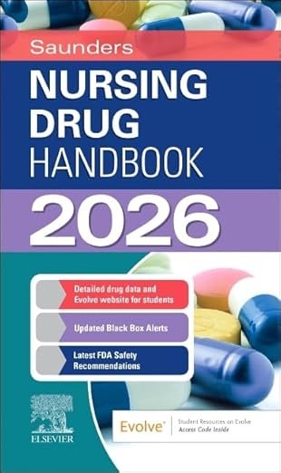 Saunders Nursing Drug Handbook 2026 1st Edition