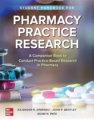 Student Handbook for Pharmacy Practice Research 1st Edition