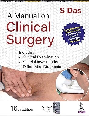 A Manual on Clinical Surgery 16th Edition